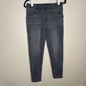 Betabrand Petite Size PS Yoga Denim Skinny Jeans Gray Pull On Stretch Mid-Rise